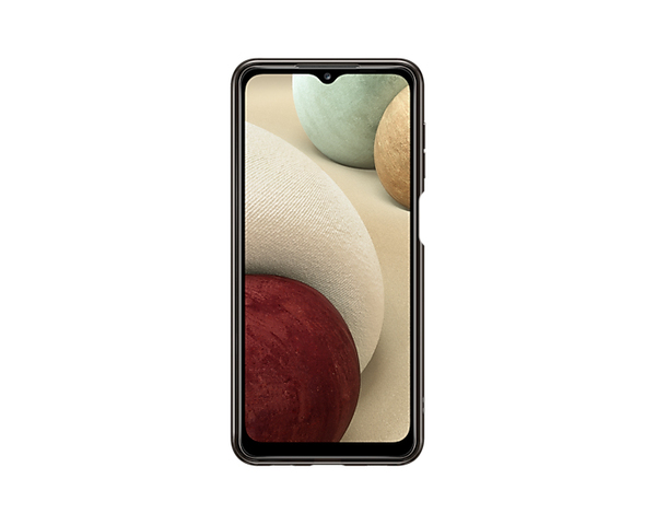 Samsung Soft Clear Cover, Galaxy A12 - Case, Black
