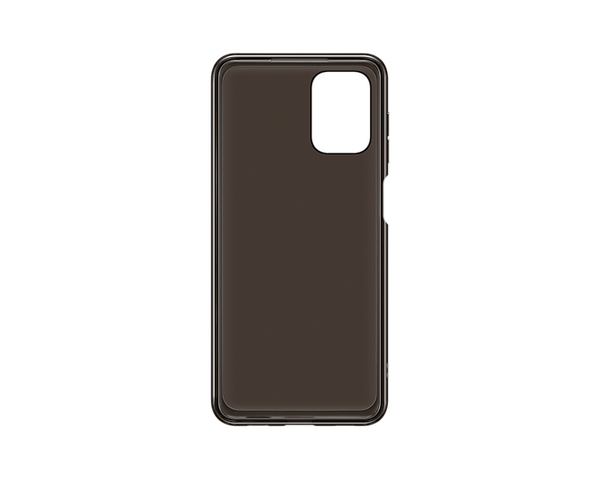 Samsung Soft Clear Cover, Galaxy A12 - Case, Black