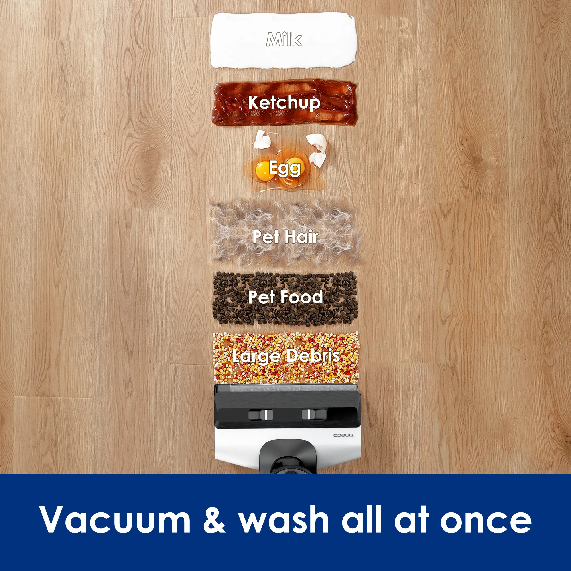 Tineco Floor One S5 Extreme FW101600DE Wet and dry vacuum cleaner, Blue/White