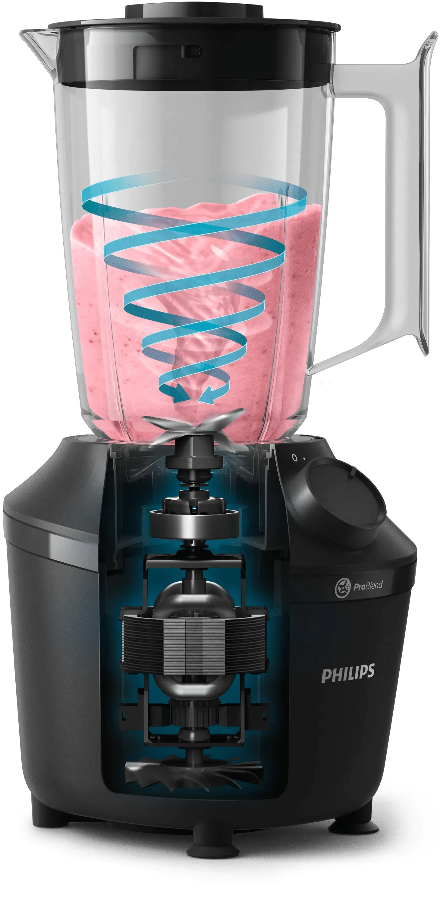 Philips 3000 Series HR2041/41 450W 1L Blender, Black