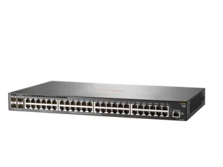 HPE Aruba 2930F 48G 4SFP+ Basic Layer3 Switch (JL254A) with 48x 10/100/1000T + 4x SFP+ 1/10GbE ports.Switching capacity 176 Gbps, Throughput up to 112 Mpps, Pac