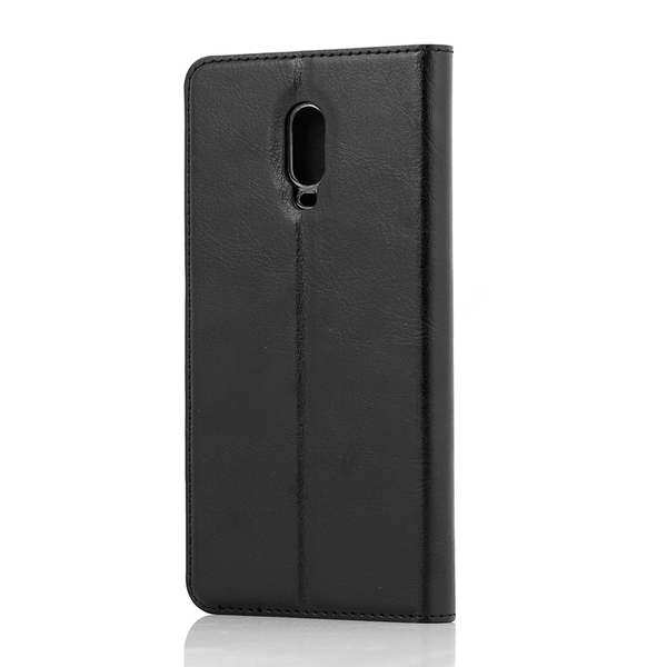 Wave Book Case, Oneplus 6T - Musta
