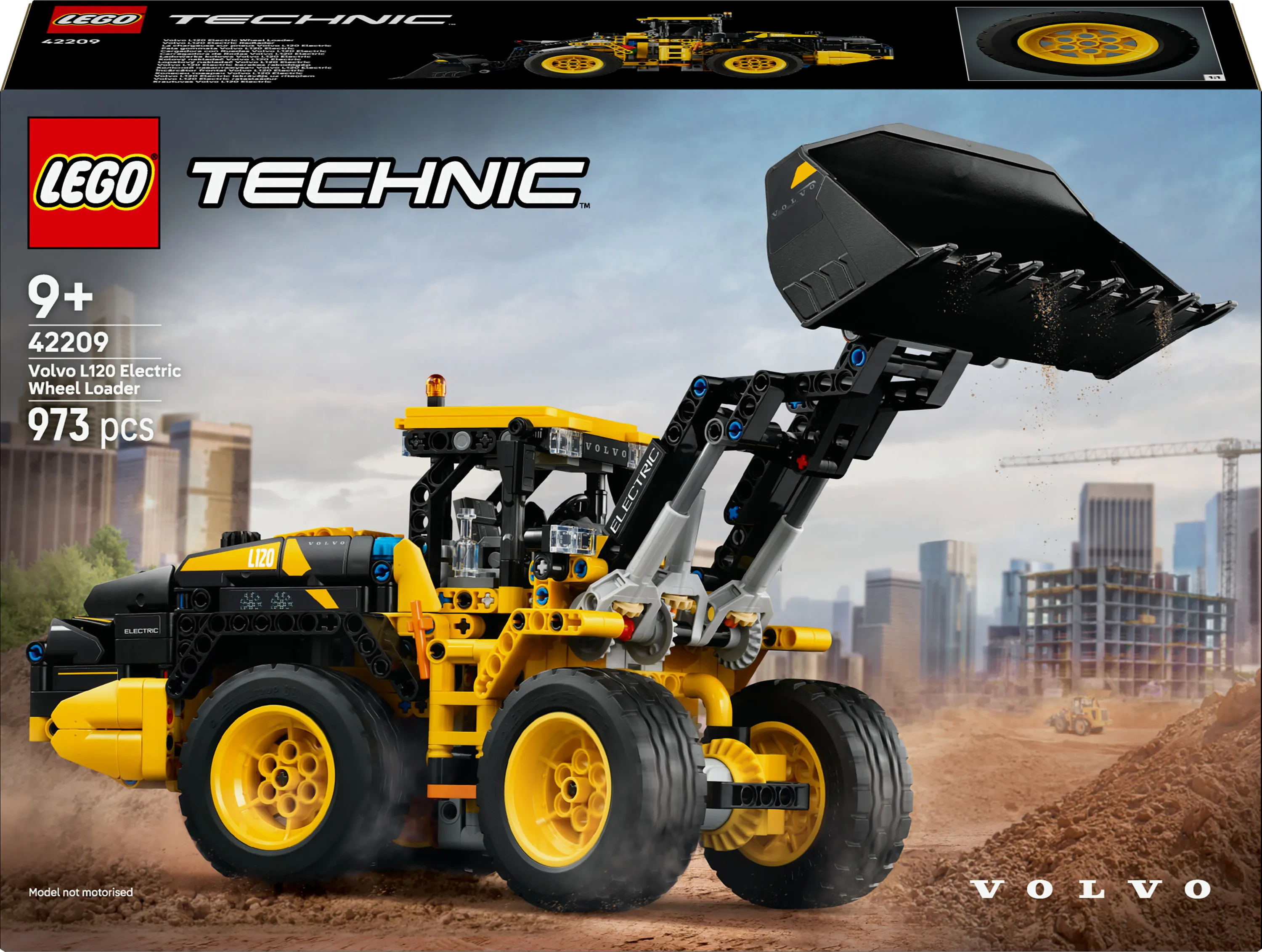 LEGO Technic Volvo L120 Electric Wheel Loader 42209