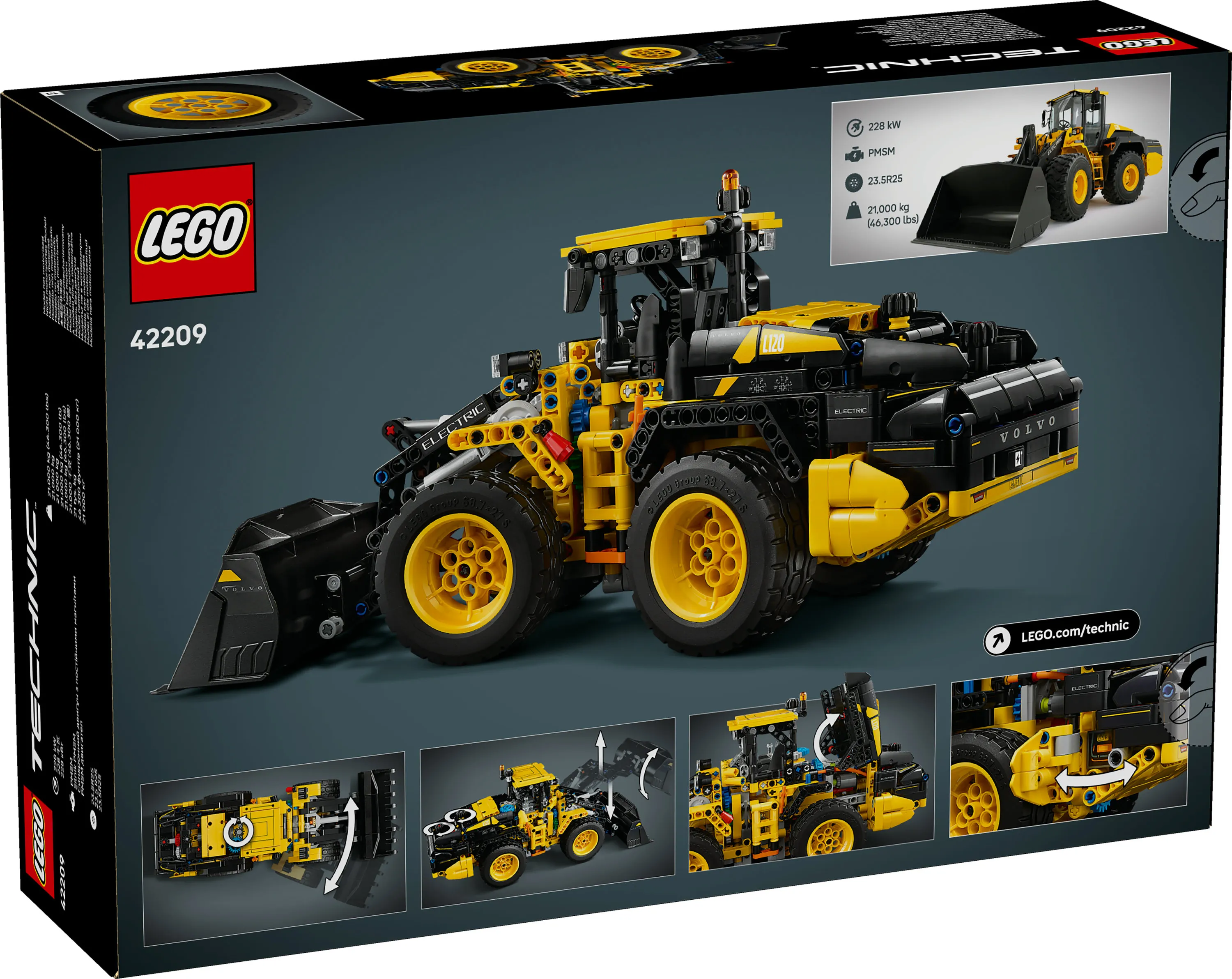 LEGO Technic Volvo L120 Electric Wheel Loader 42209