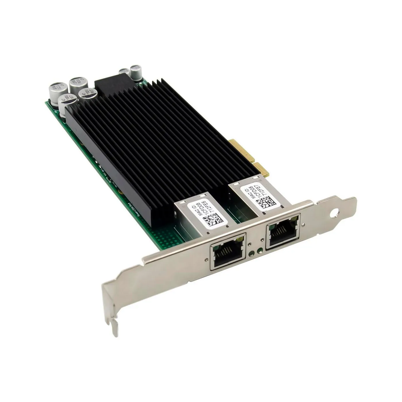 Microconnect MC-PCIEX4-82576EB - Network Interface Card, Green, Silver