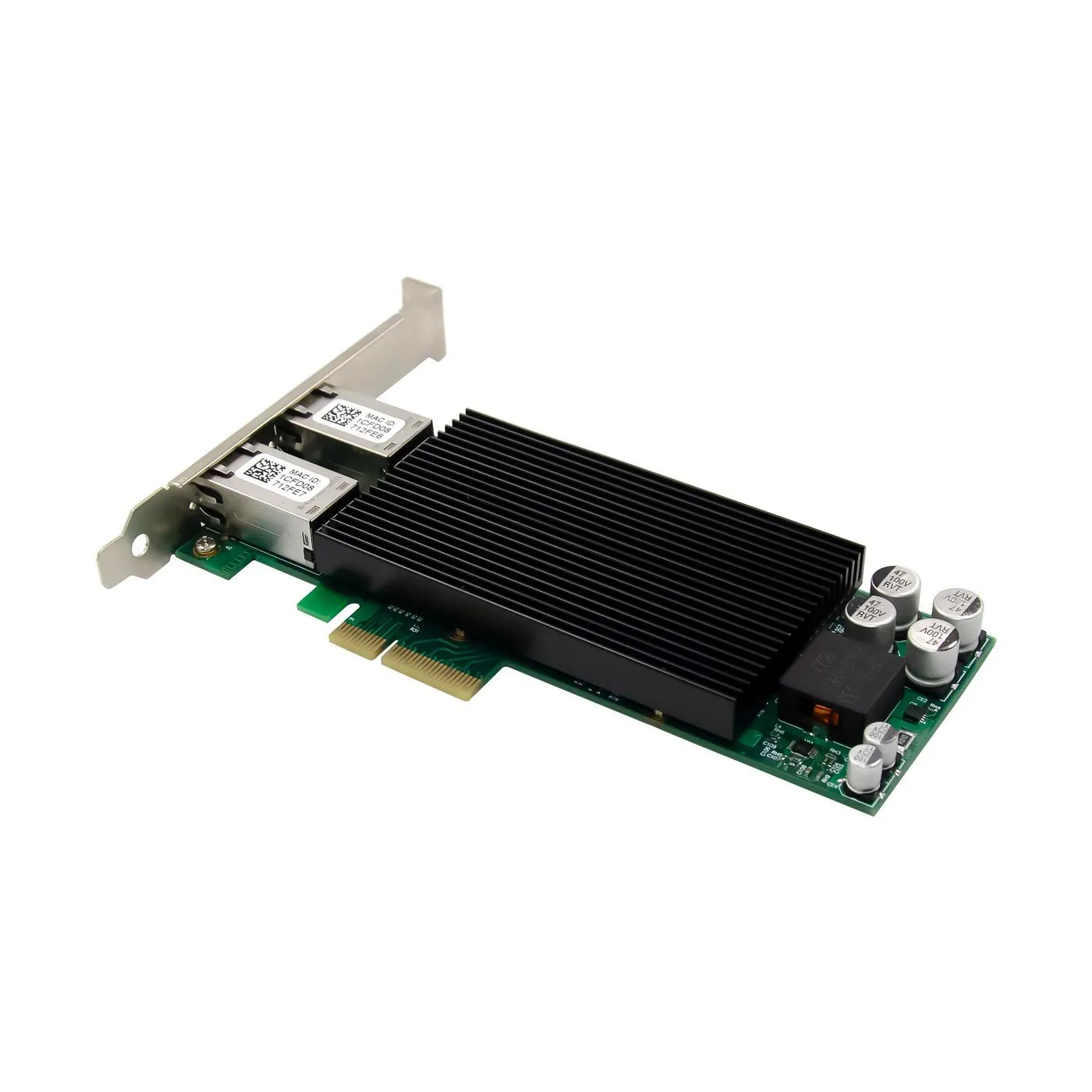 Microconnect MC-PCIEX4-82576EB - Network Interface Card, Green, Silver