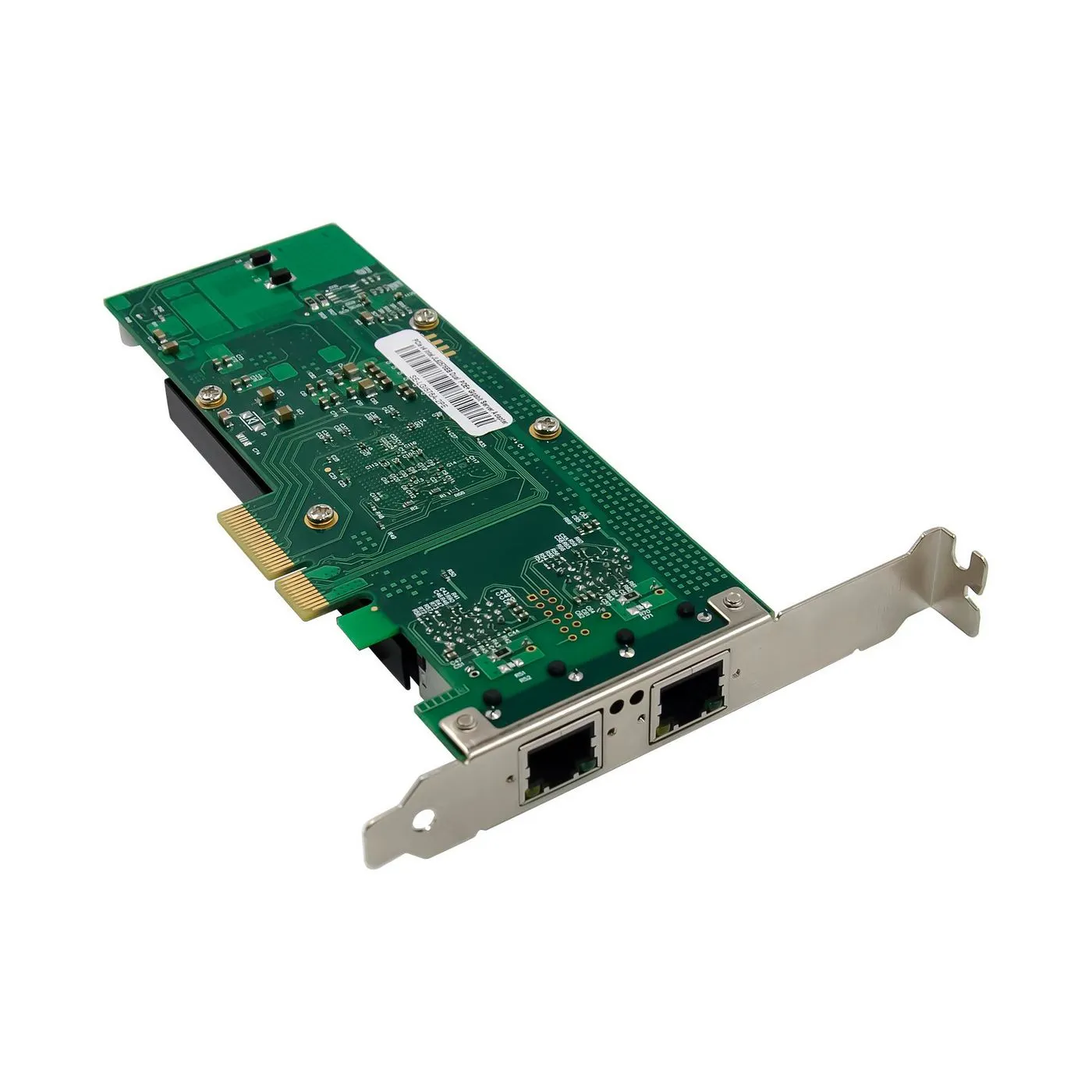 Microconnect MC-PCIEX4-82576EB - Network Interface Card, Green, Silver