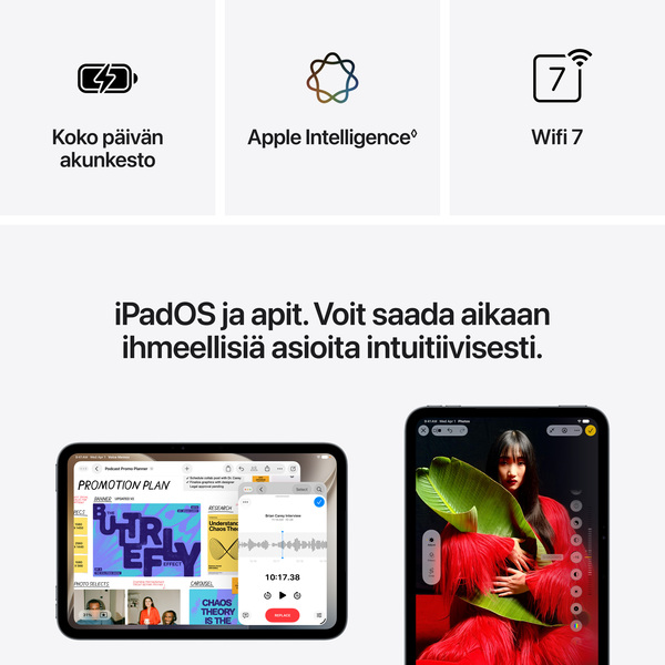 Apple iPad mini (2026) Wi-Fi 128GB - tablet, Midnight
