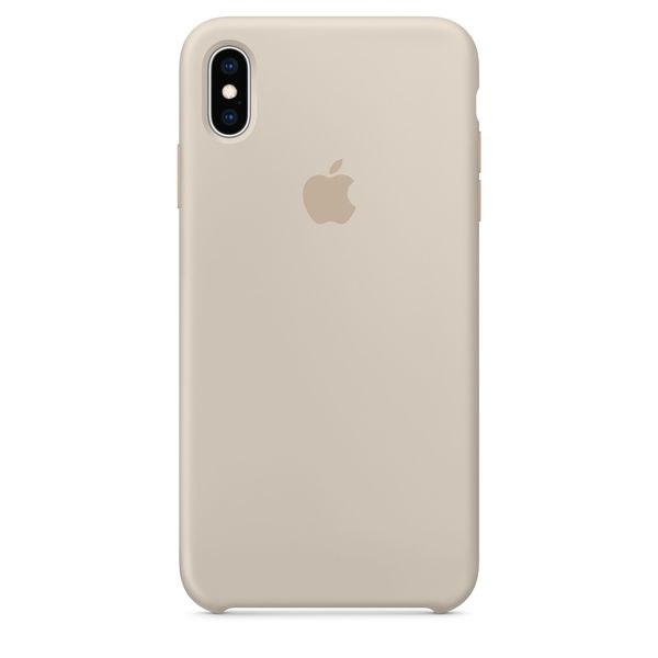 Apple iPhone XS Max ‑silikonikuori, hietaroosa