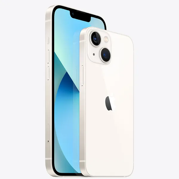 Kunnostettu iPhone 13 128 Gt -puhelin, Tähtivalkea (Erinomainen kunto)
