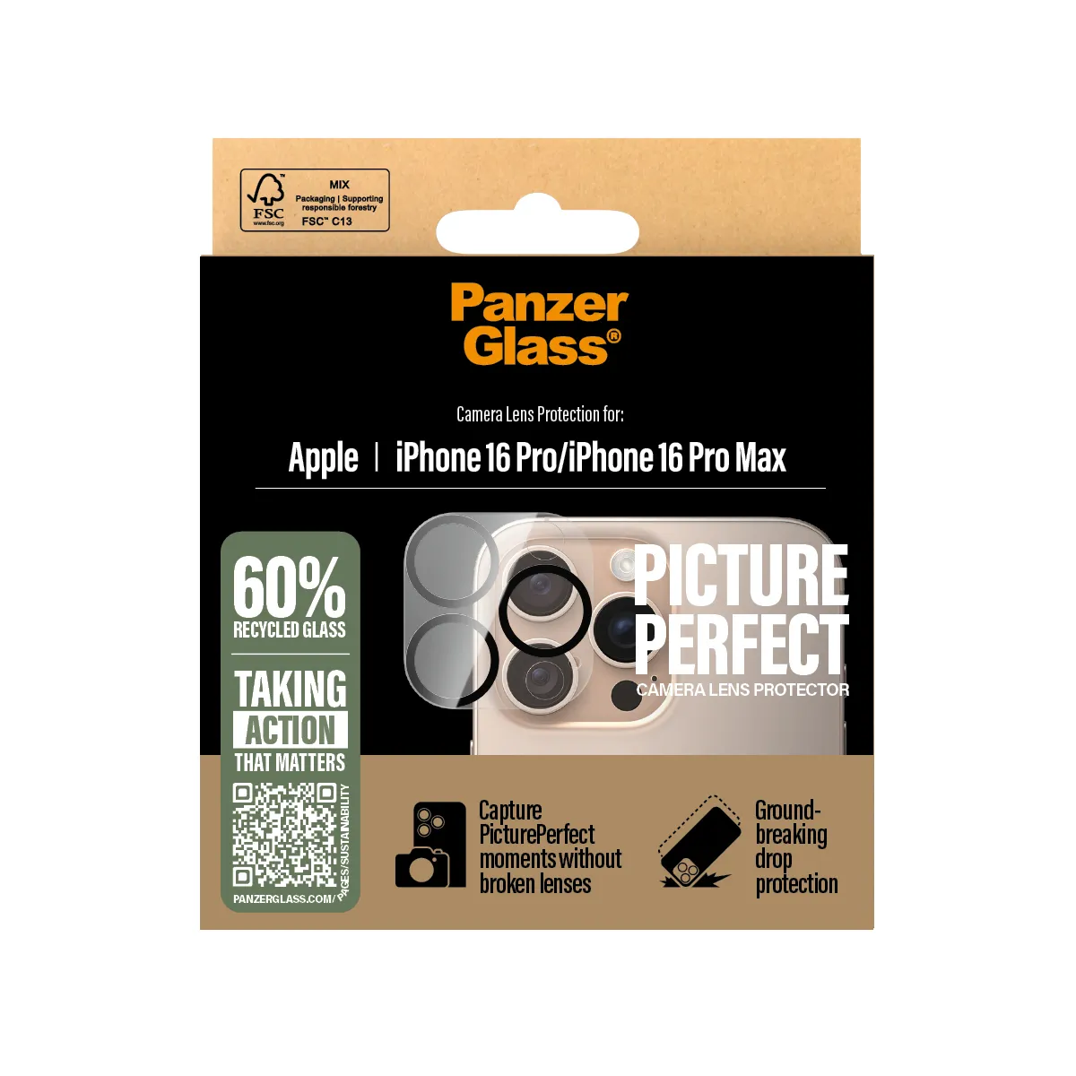 PanzerGlass Pro PicturePerfect Lens Protection iPhone 16 Pro / 16 Pro Max PanzerGlass Pro PicturePerfect Lens Protection iPhone 16 Pro / 16 Pro Max