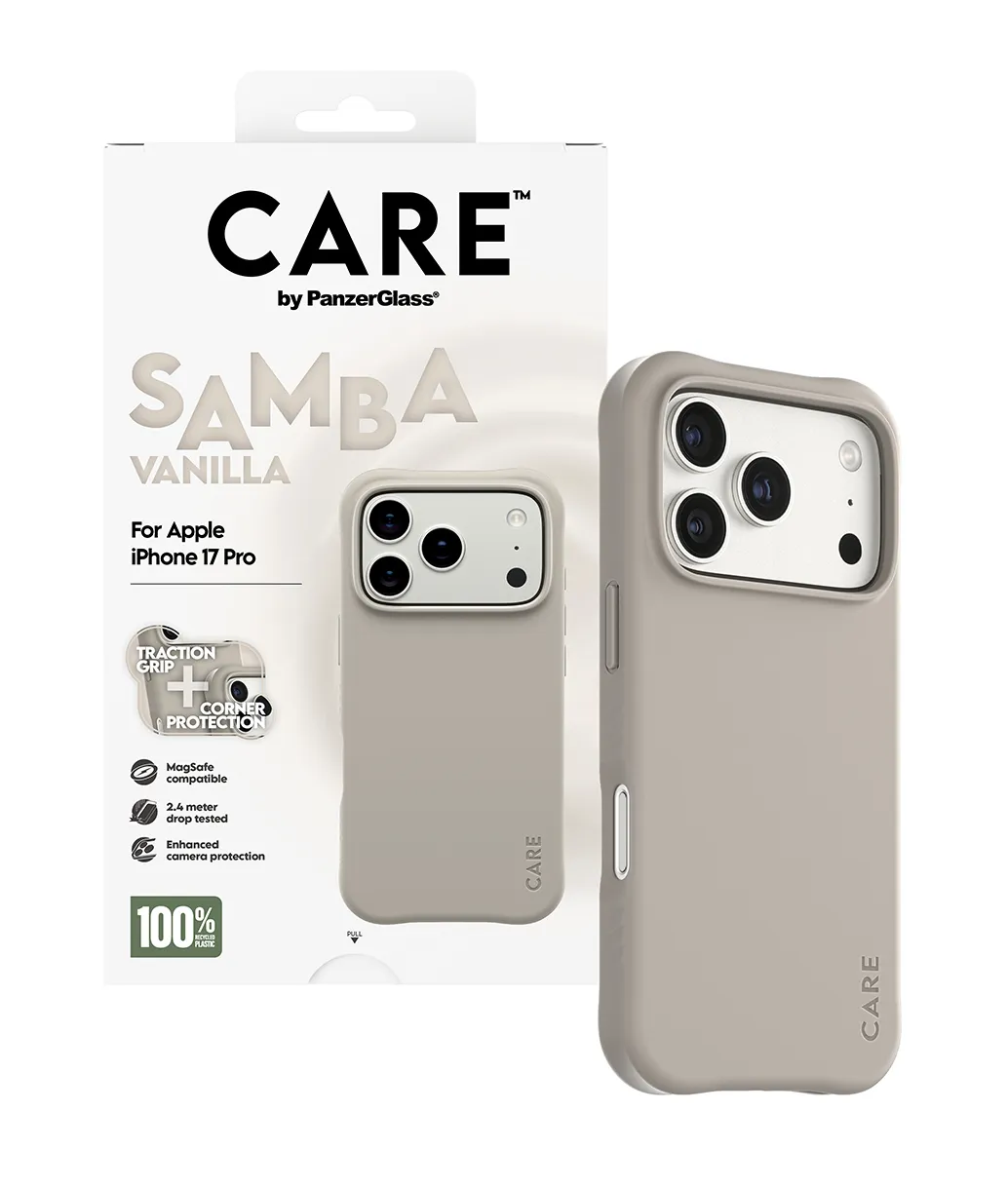 PanzerGlass Samba MagSafe fodral f&ouml;r iPhone 17 Pro, Vanilla