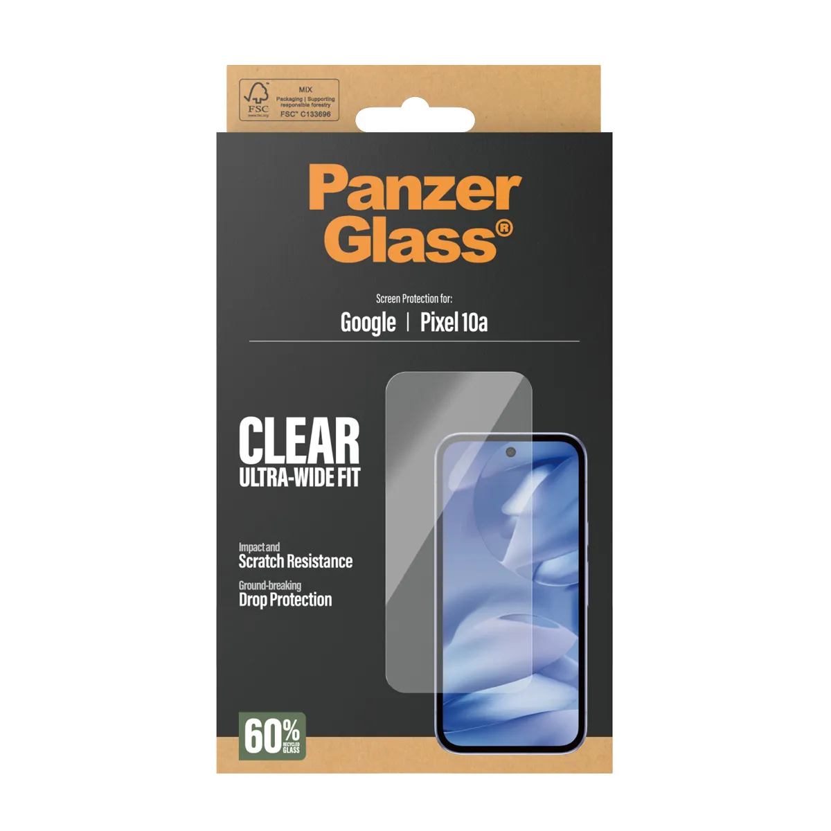 PanzerGlass Ultra-Wide Fit Google Pixel 10a -panssarilasi