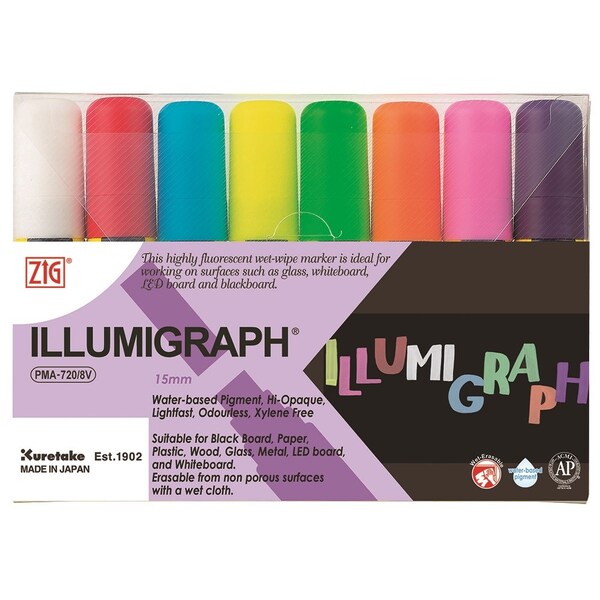 ZIG Illumigraph B&amp;B 15mm 8/case