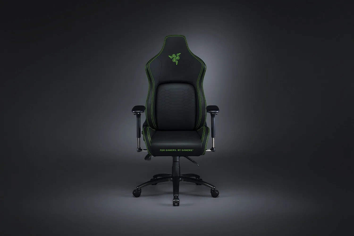Razer Iskur XL - spelstol, svart/grön