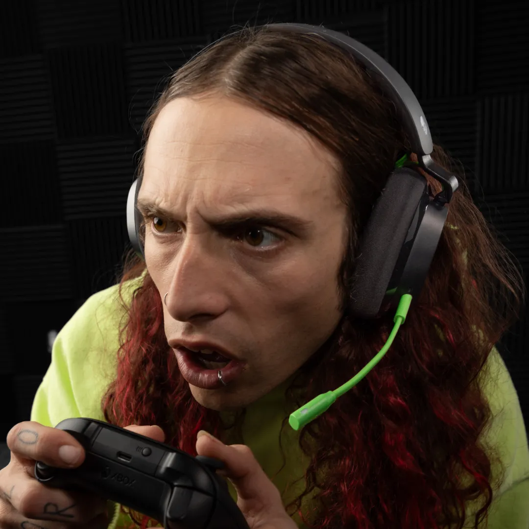 Skullcandy SLYR PRO Wireless Gaming Headset, Black/Green