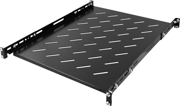 TOTEN, 19" hylly, 1U, 550mm syv&auml;, 800mm syviin kaappeihin, max 60kg