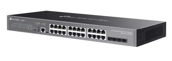 TP-LINK Omada SG5428X - Administrerbar Layer 3-switch, svart