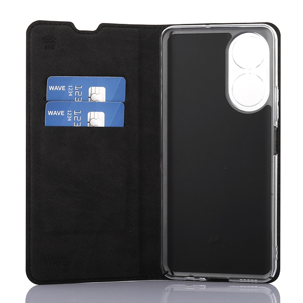 Wave Book Case, Honor X7 - case, Black