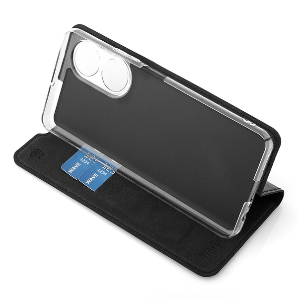 Wave Book Case, Honor X7 - case, Black
