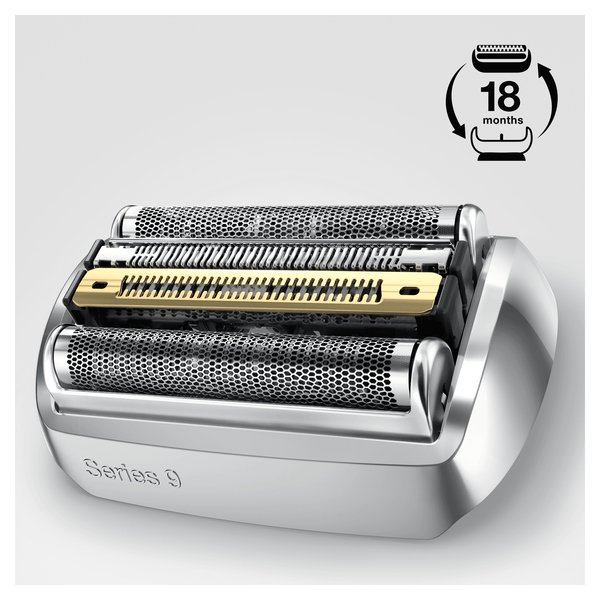 BRAUN TER&Auml;VERKKO JA TER&Auml; 92B musta - Series 9 malleihin (9295/9290/9260/9240/9030/9040/9050/9090) UUTUUS!