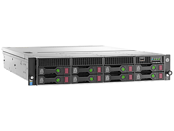 HPE ProLiant DL80 Gen9 Entry - Palvelin - telineasennettava - 2U - 2-teinen - 1 x Xeon E5-2603V3 / 1.6 GHz - RAM 4 Gt - ei kiintolevy&auml; - G200eH2 - GigE - monito