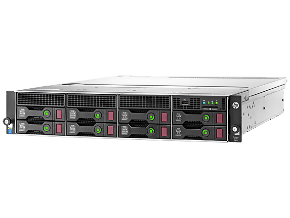 HPE ProLiant DL80 Gen9 Entry - Palvelin - telineasennettava - 2U - 2-teinen - 1 x Xeon E5-2603V3 / 1.6 GHz - RAM 4 Gt - ei kiintolevy&auml; - G200eH2 - GigE - monito
