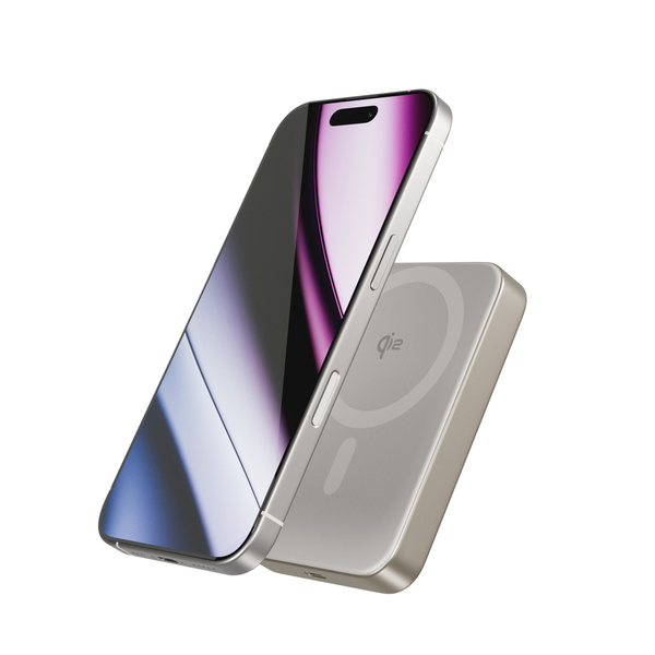 Epico UltraPack Qi2 10000mAh Alu Mag+ Wireless Power Bank EM71b Wireless Charging 15W for iPhone and Android, Titanium Epico UltraPack Qi2 10000mAh Alu Mag+ Wireless Power Bank EM71b Wireless Charging 15W for iPhone and Android, Titanium