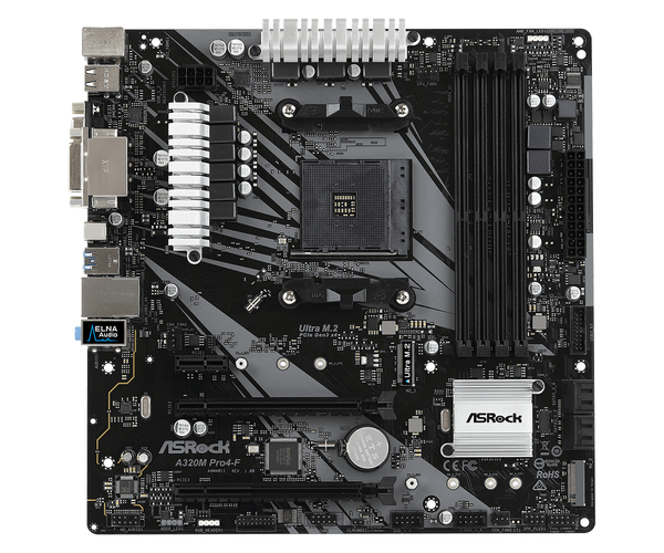 ASRock A320M Pro4-F mATX - moderkort