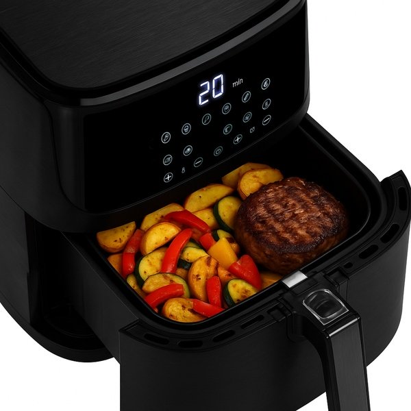 Adler AD 6317, 5.5L, 2500W, air fryer, Black
