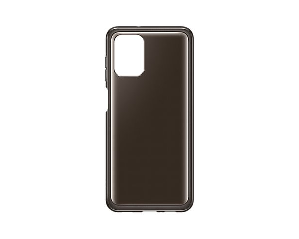 Samsung Soft Clear Cover, Galaxy A12 -suojakuori, Musta