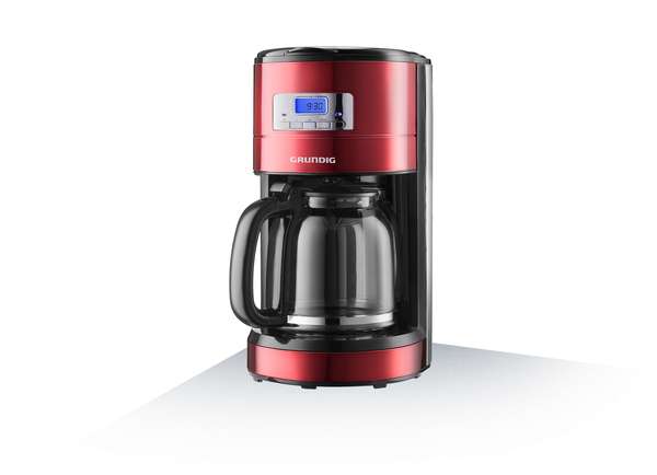 Grundig KM 6330 - kaffebryggare, Svart, R&ouml;d