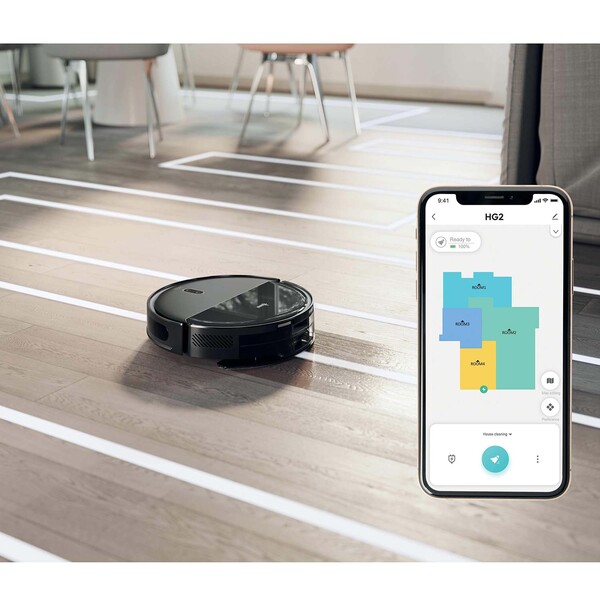 HOOVER HG2 Wet & Dry Robot vacuum cleaner, Black HOOVER HG2 Wet & Dry Robot vacuum cleaner, Black