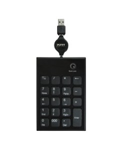 Port Designs PD-900800 - numpad, Black