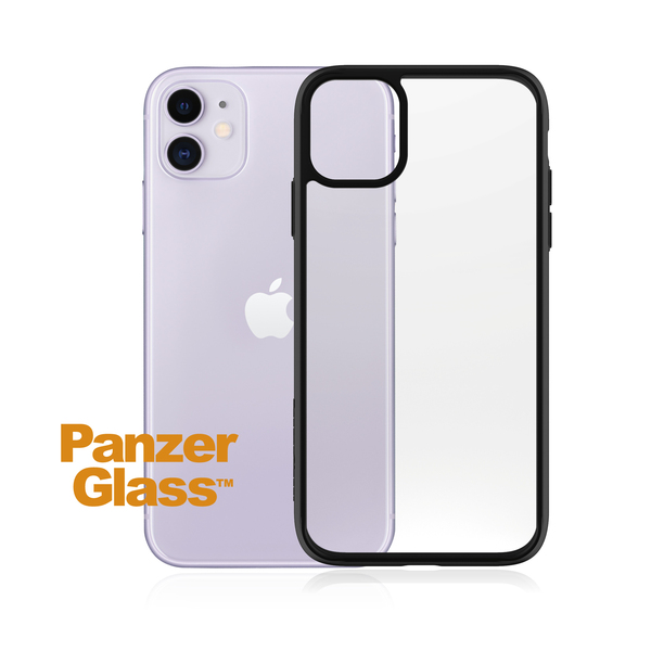PanzerGlass ClearCase, iPhone 11 - fodral, Svart, Transparent