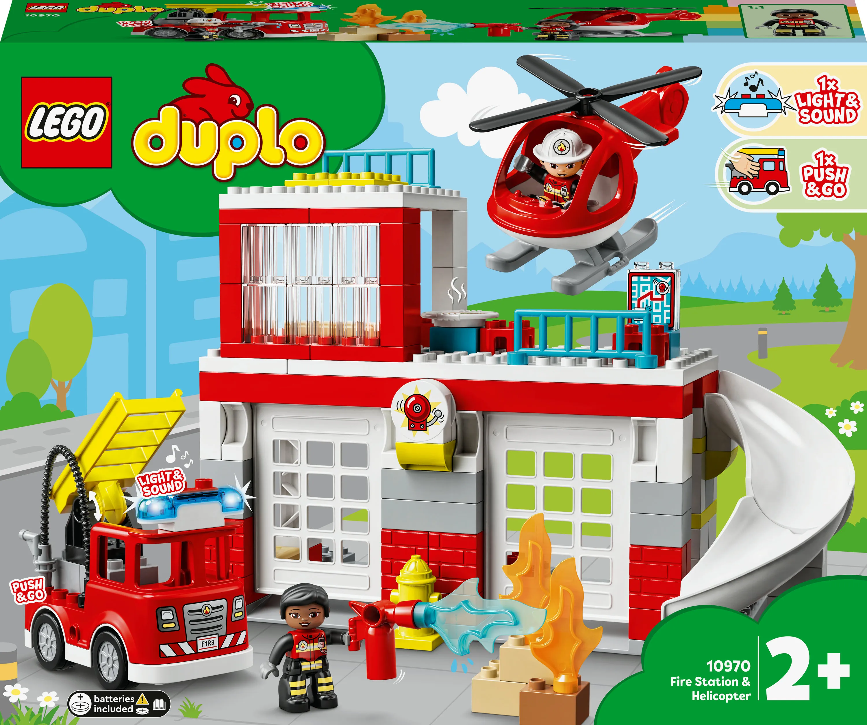 LEGO DUPLO Fire Station and Helicopter 10970