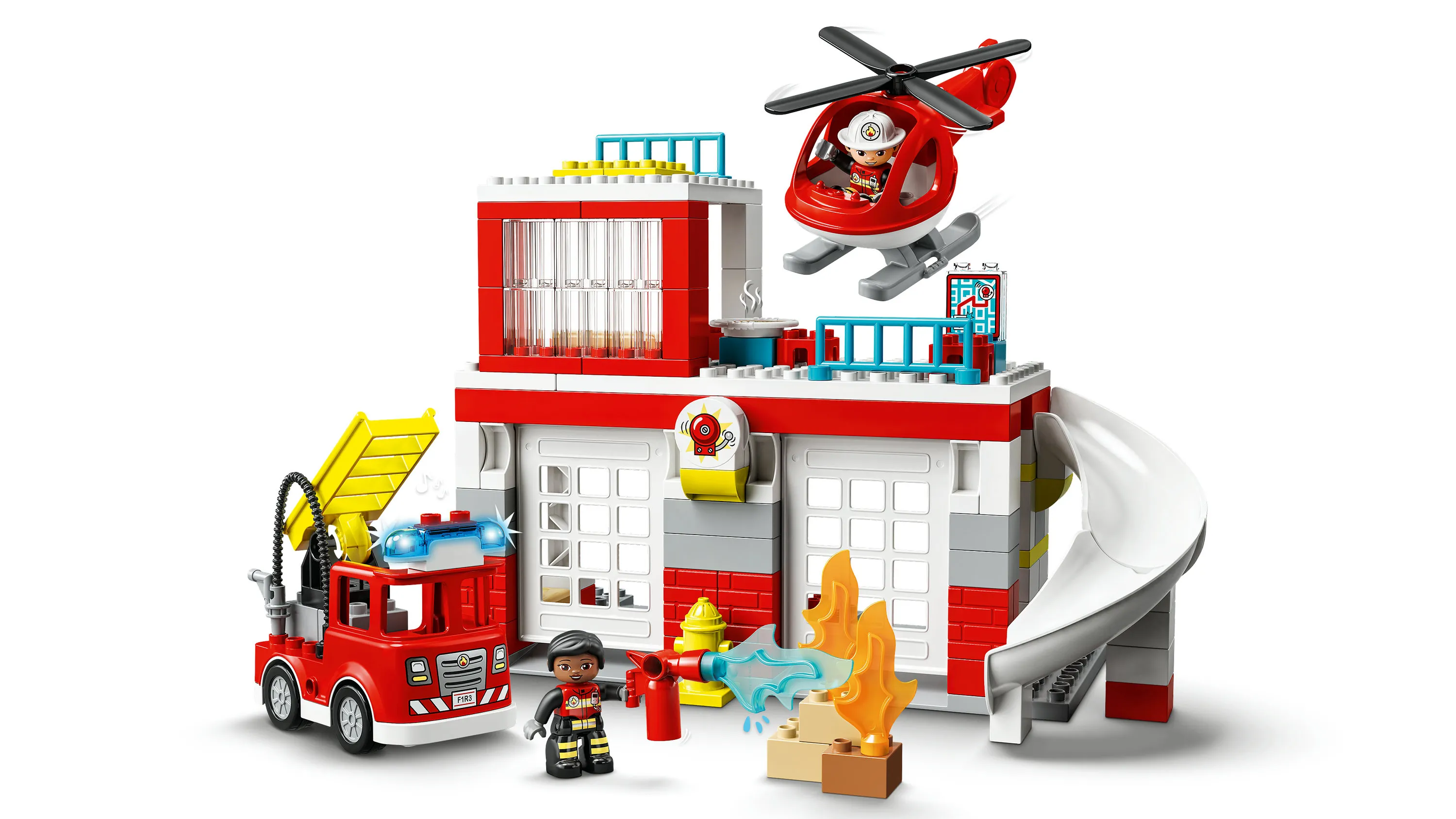 LEGO DUPLO Fire Station and Helicopter 10970