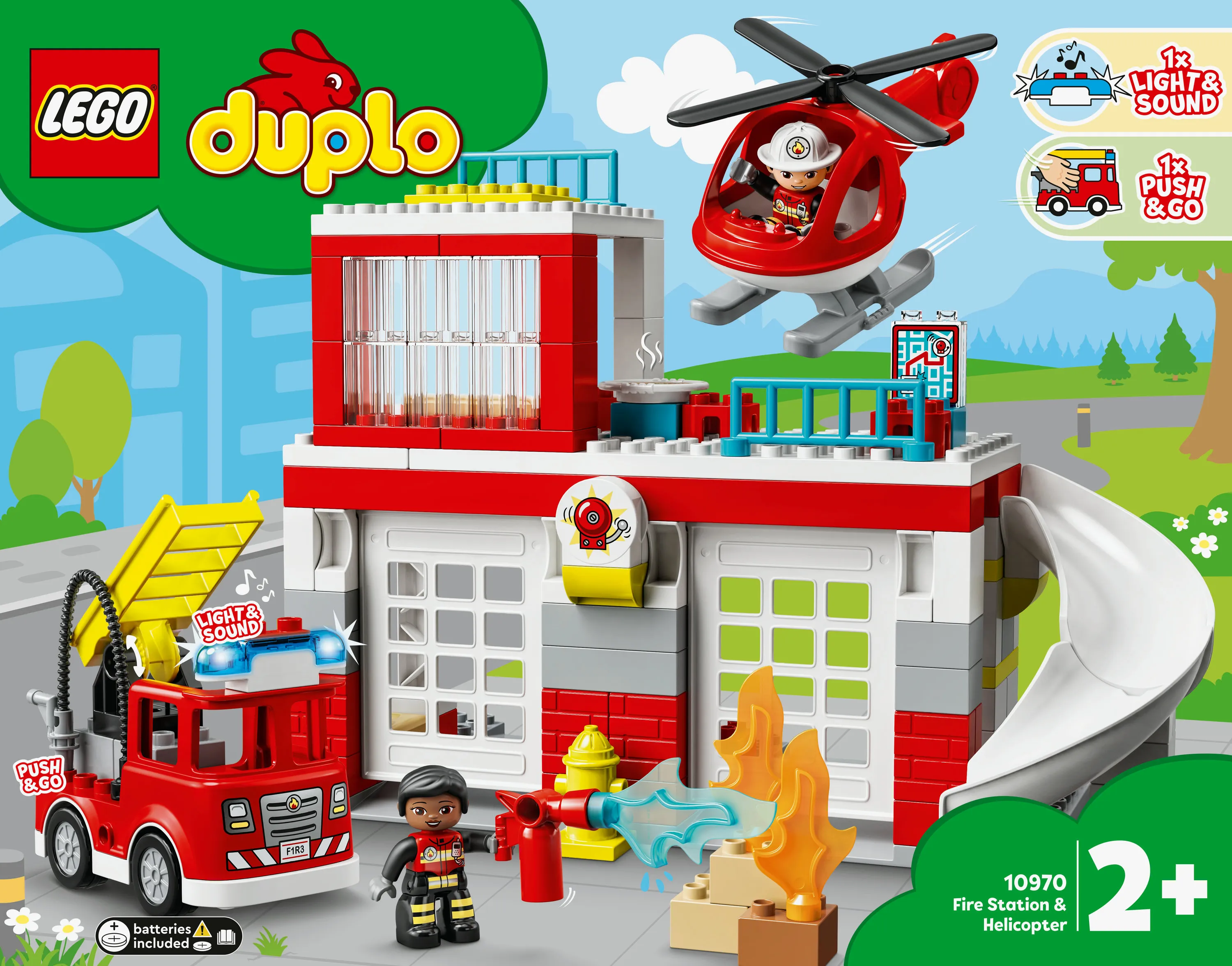 LEGO DUPLO Fire Station and Helicopter 10970