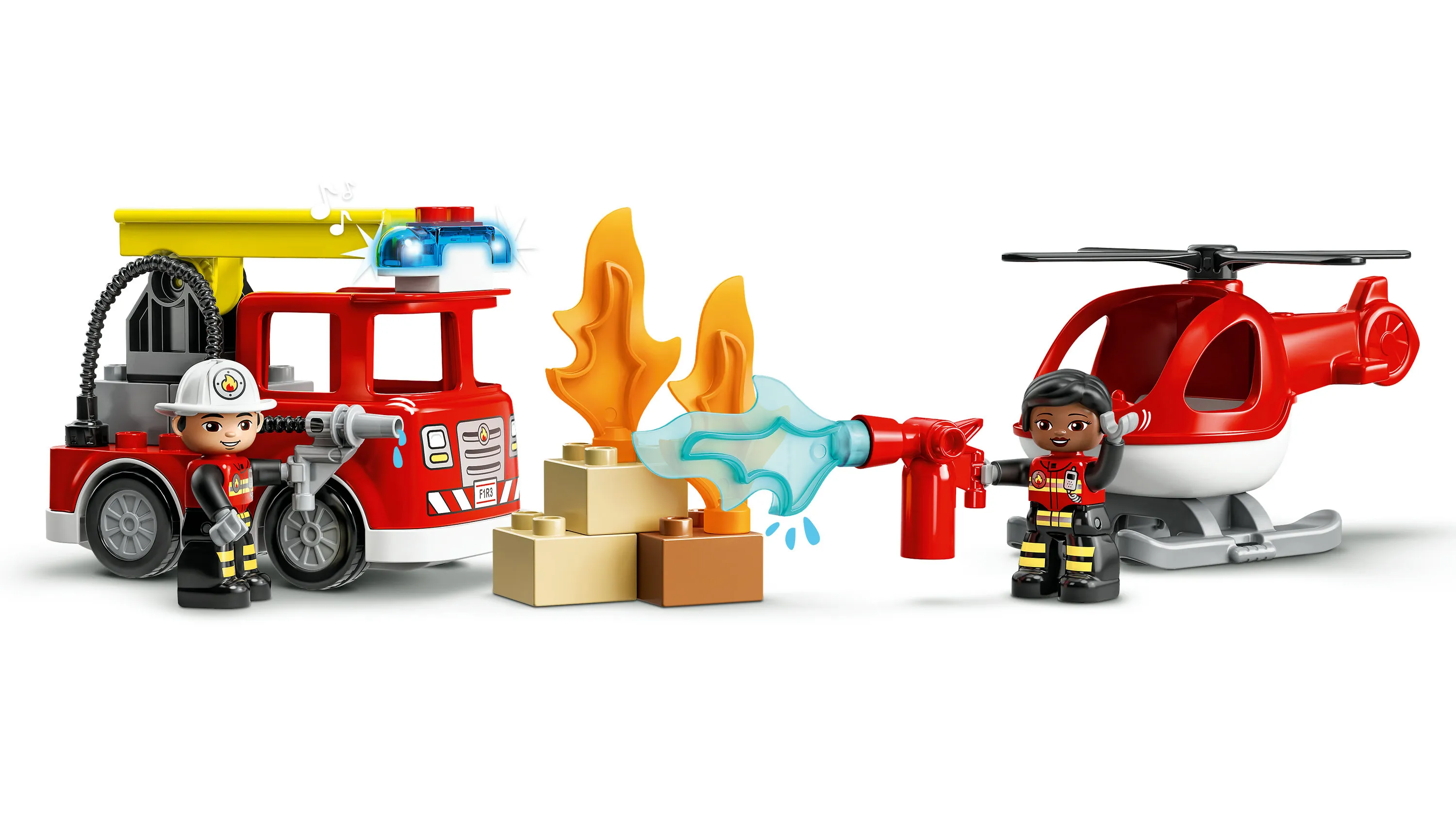 LEGO DUPLO Fire Station and Helicopter 10970