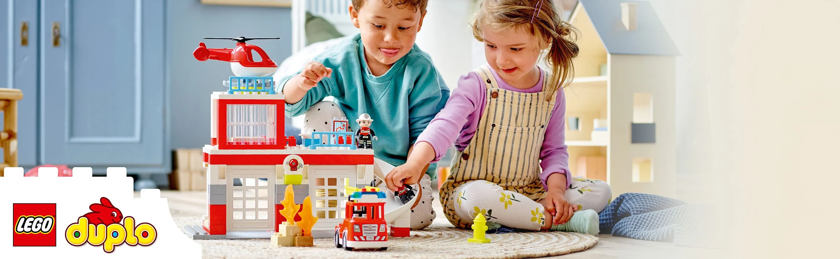 LEGO DUPLO Fire Station and Helicopter 10970