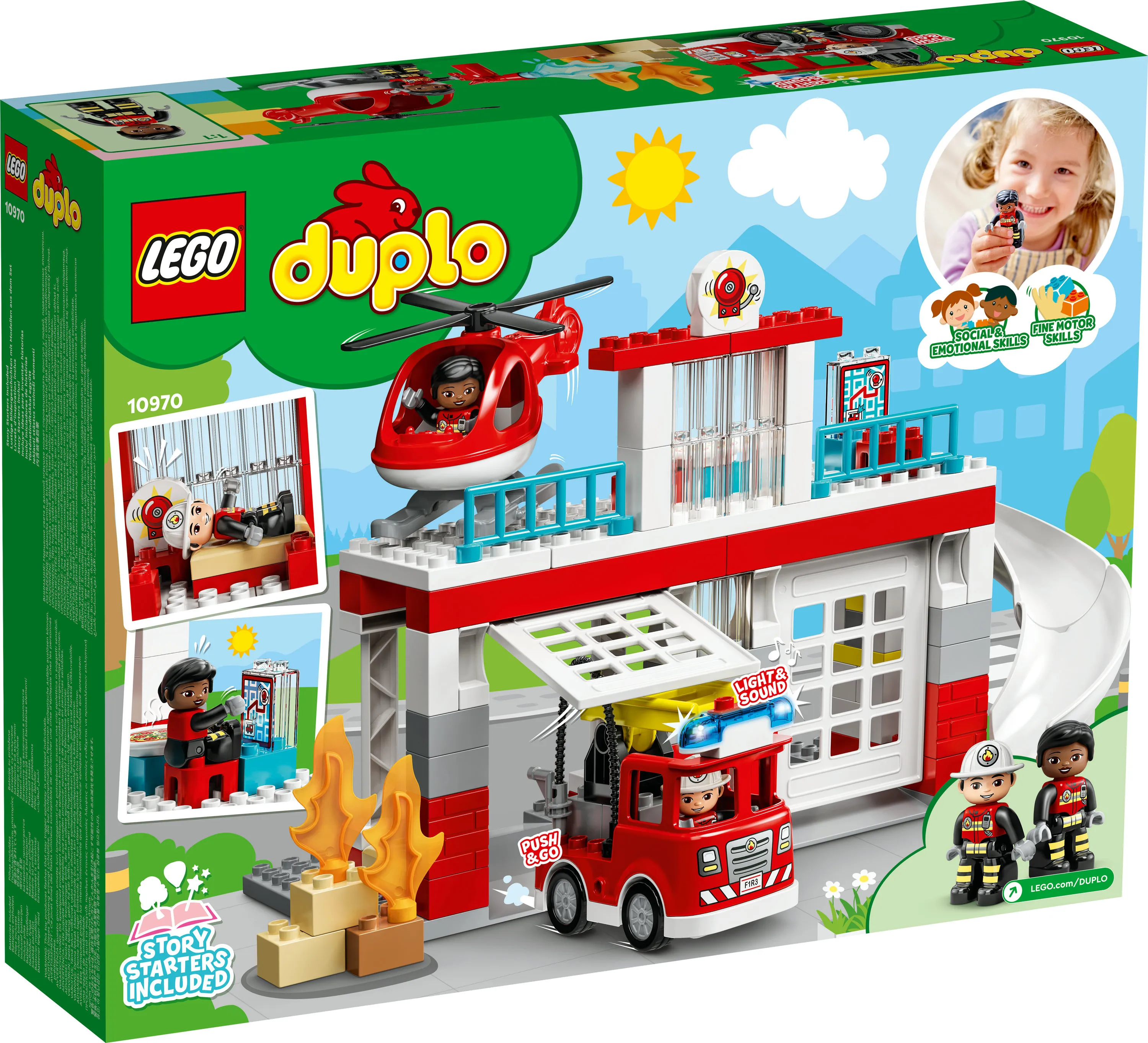 LEGO DUPLO Fire Station and Helicopter 10970