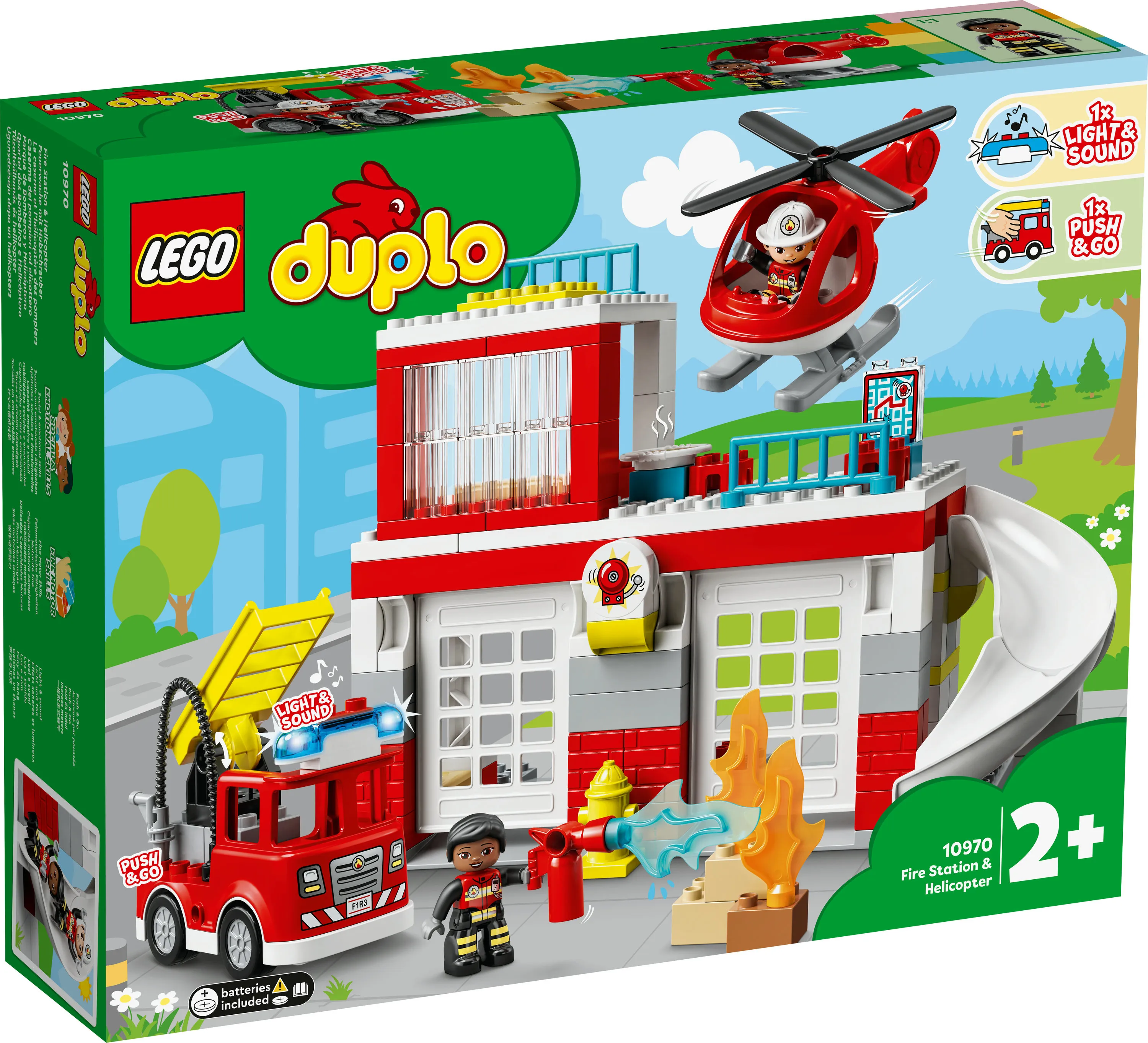 LEGO DUPLO Fire Station and Helicopter 10970