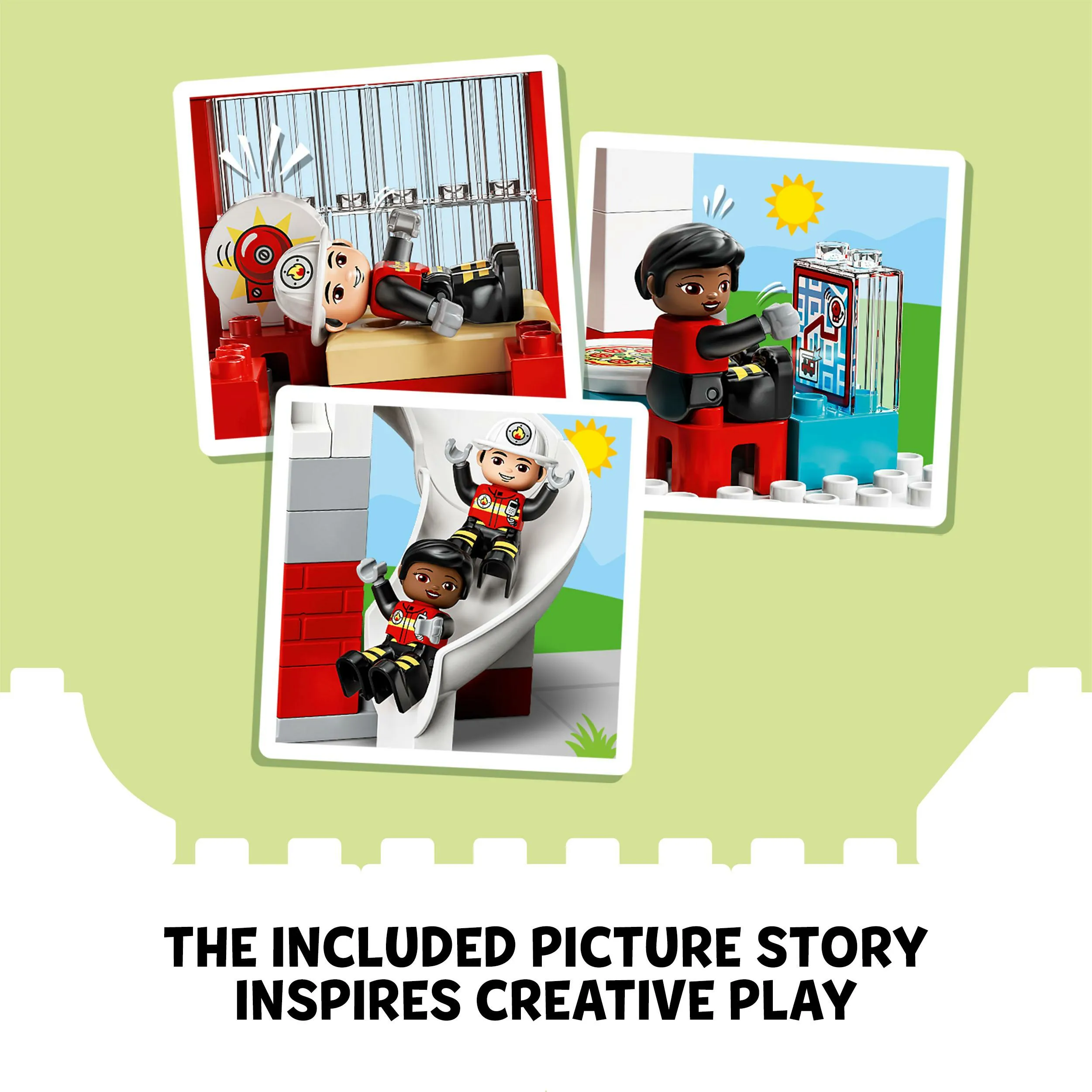 LEGO DUPLO Fire Station and Helicopter 10970