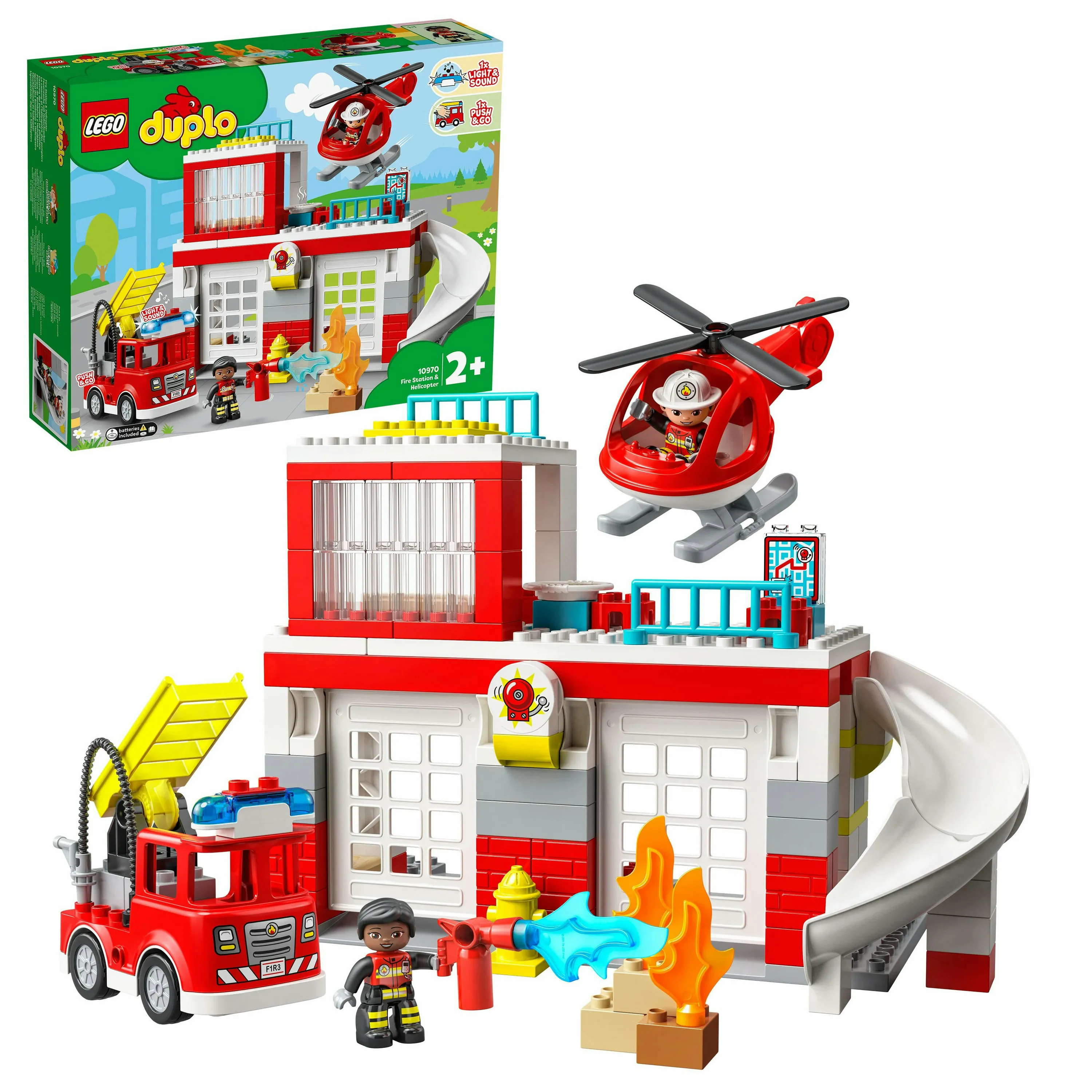 LEGO DUPLO Fire Station and Helicopter 10970