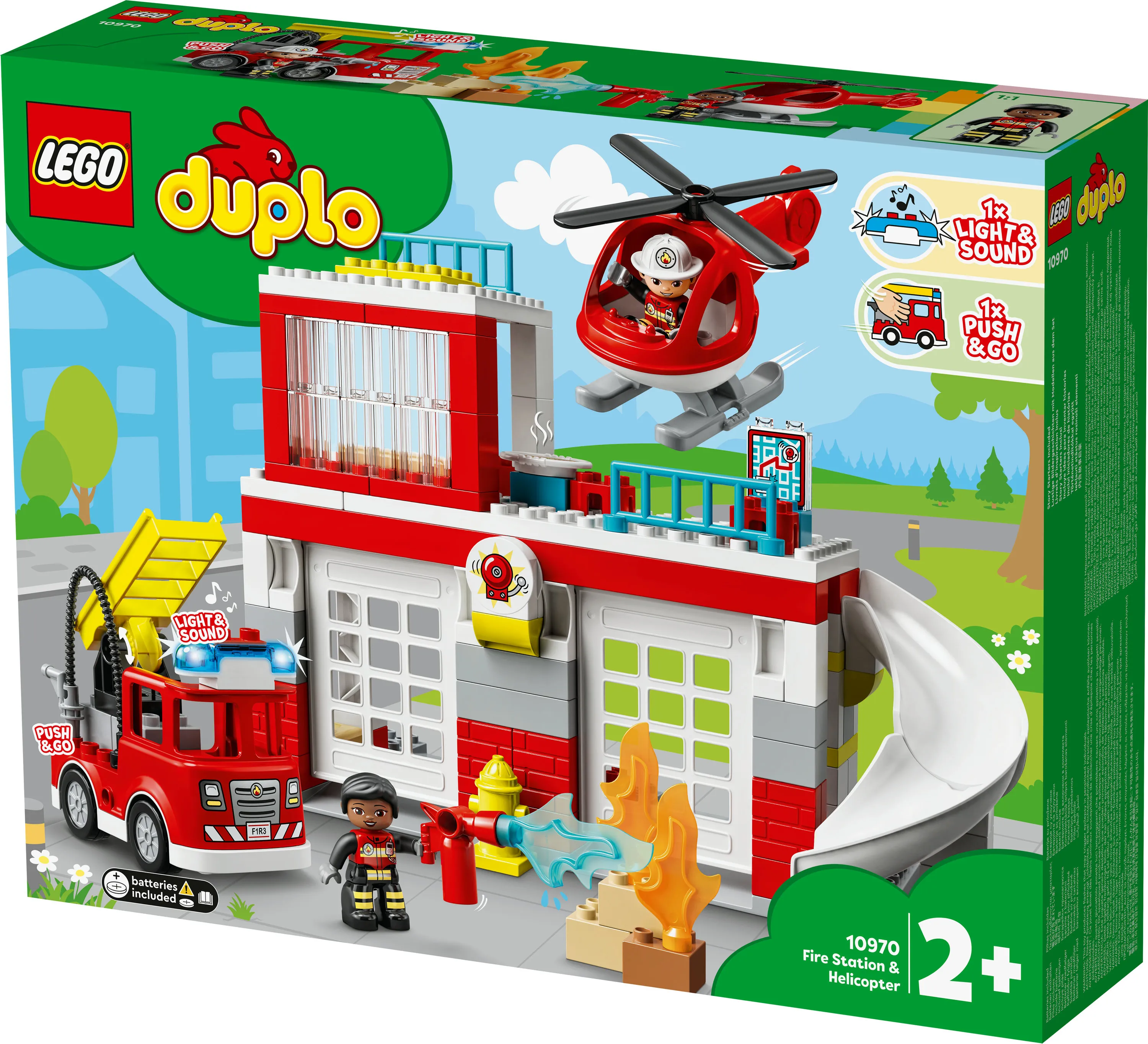 LEGO DUPLO Fire Station and Helicopter 10970