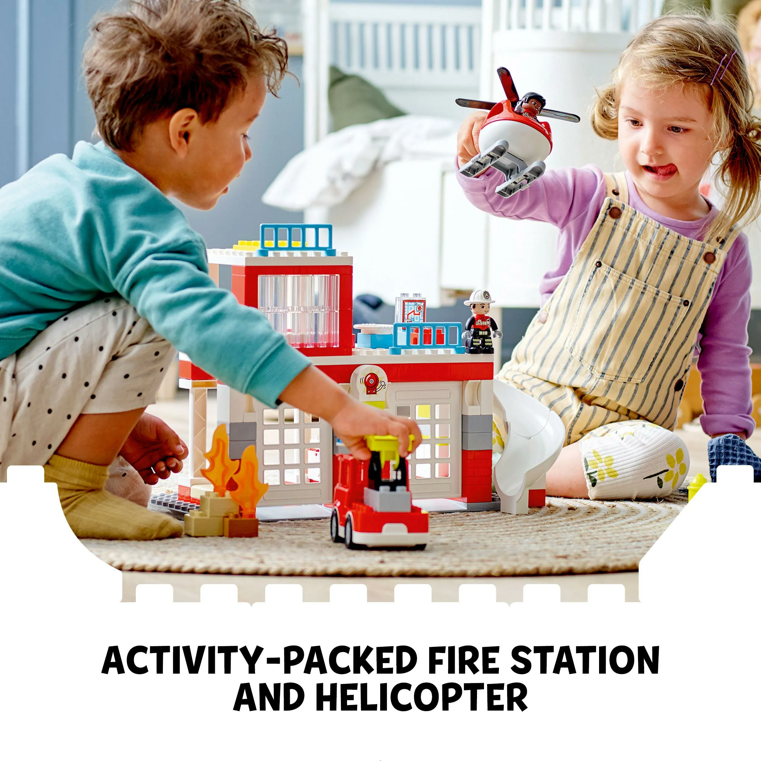 LEGO DUPLO Fire Station and Helicopter 10970