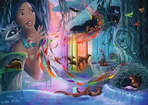 Ravensburger Disney Castle Collection: Pocahontas -palapeli, 1000 palaa
