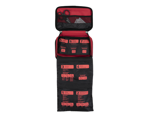 Nexa ensiapulaukku, t&auml;ydellinen sarja, 37 osaa, haavasiteit&auml;, haavan