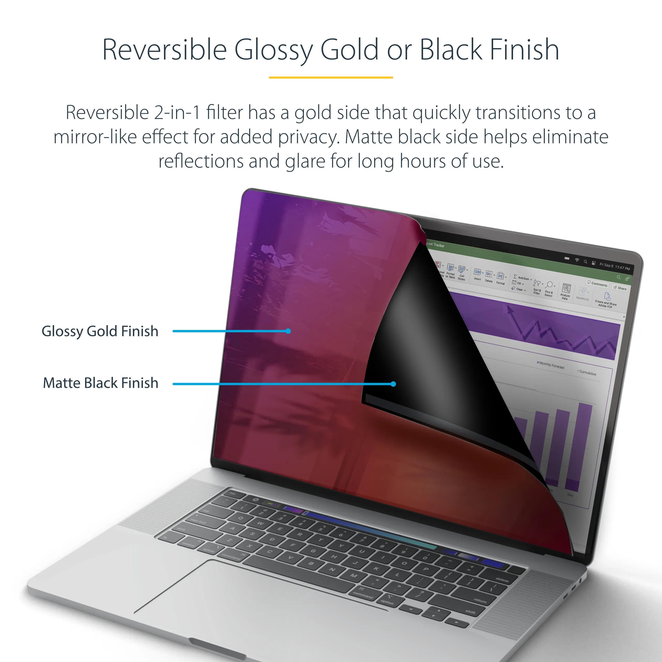 Startech MacBook - sekretessfilter, 16"