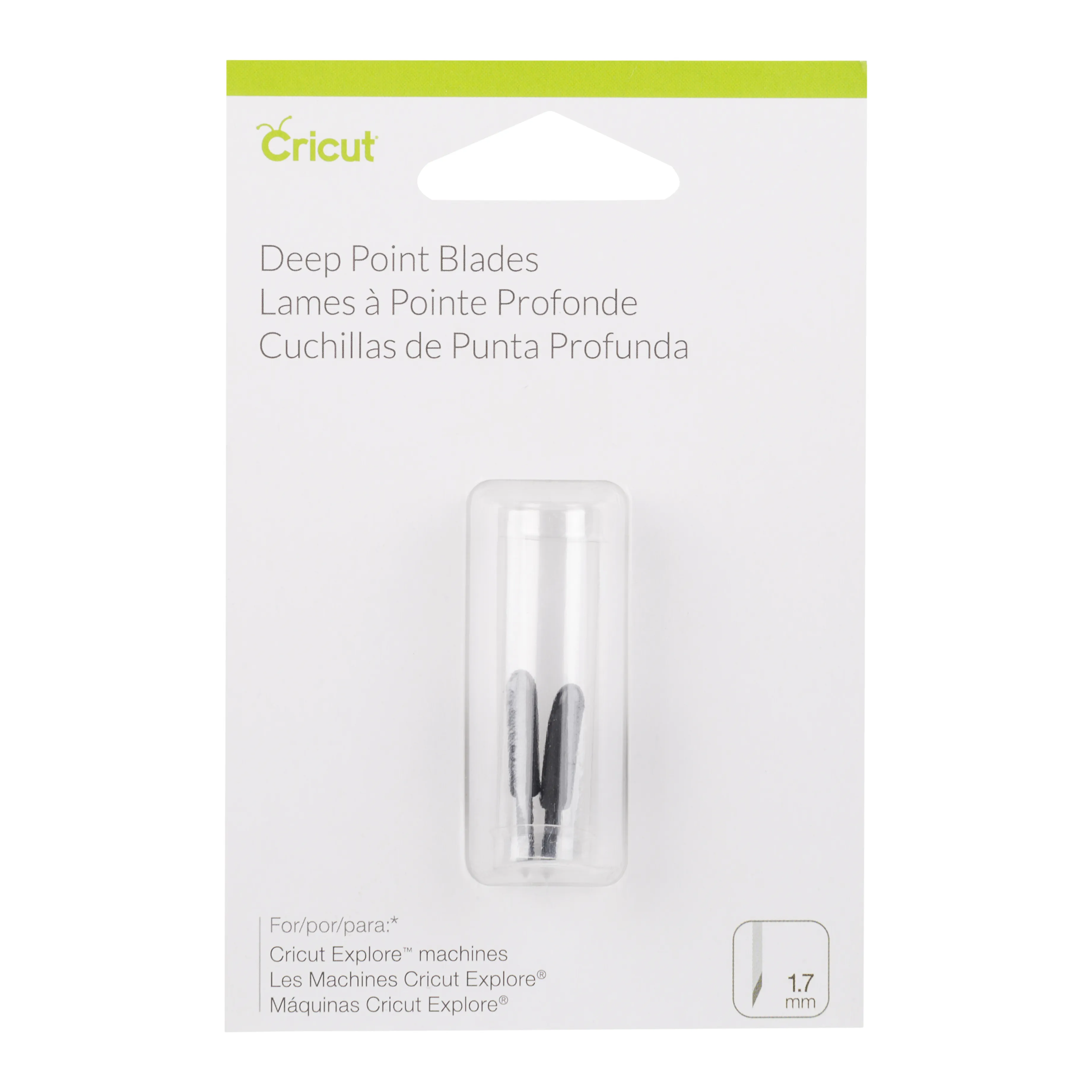 Cricut Explore/Maker Deep-Point Replacement Blades 2-pack